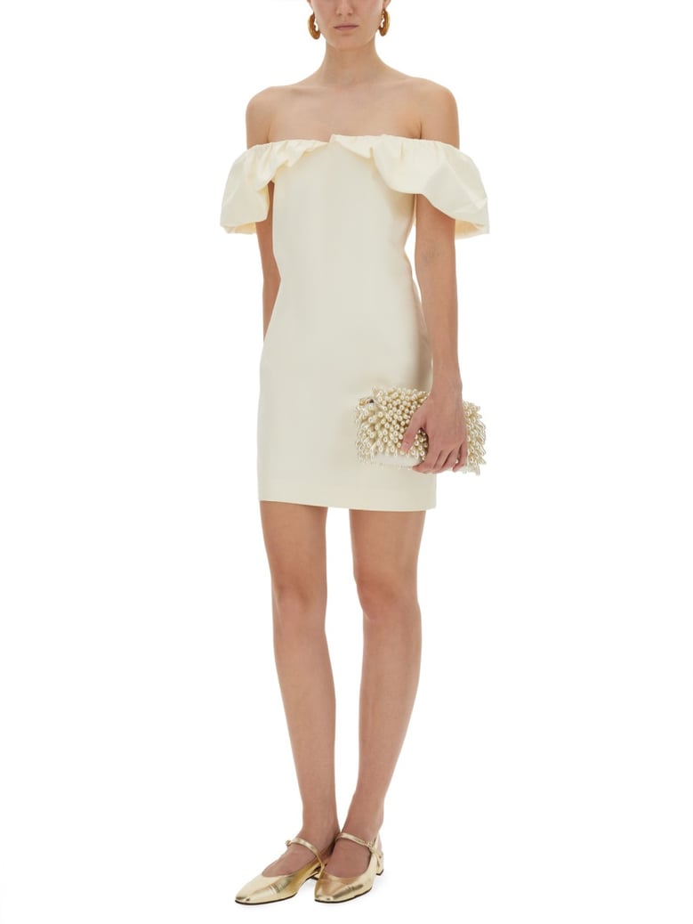 mini dress with bare shoulders by Selfnex