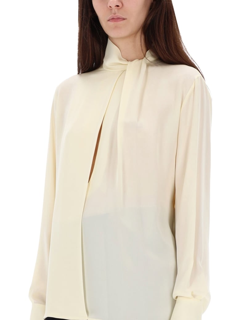 silk georgette blouse by Selfnex