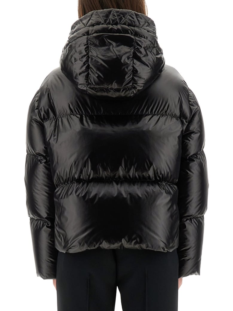 down jacket with hood by Selfnex