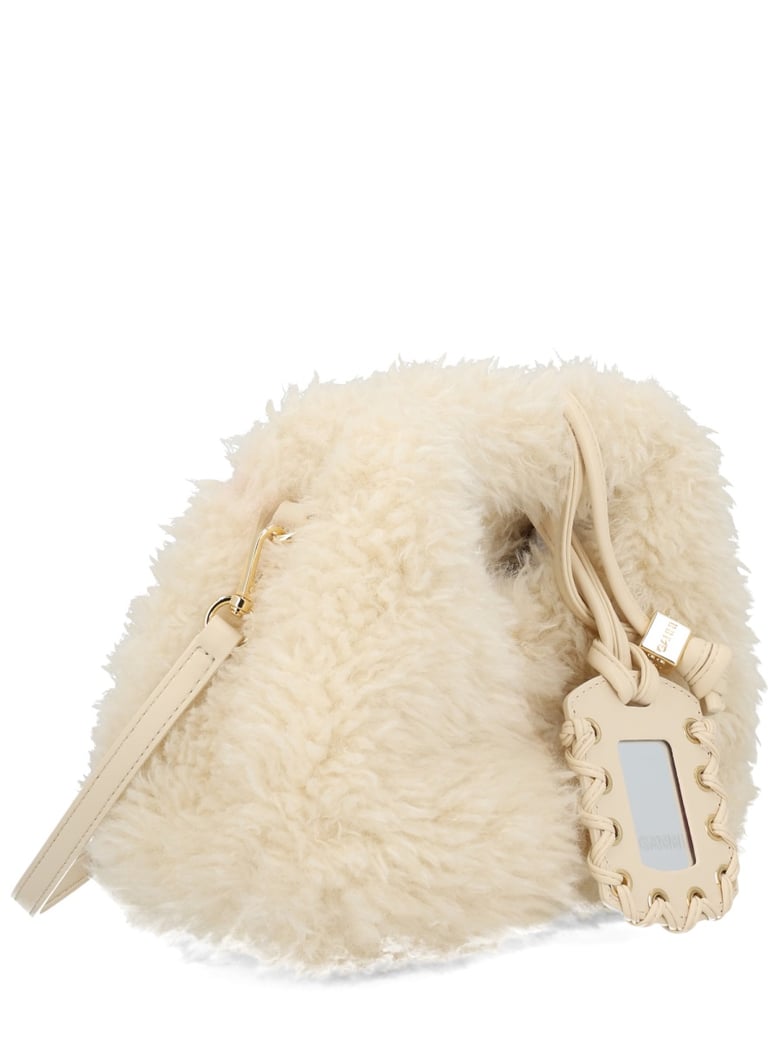 faux fur hobo bag by Selfnex