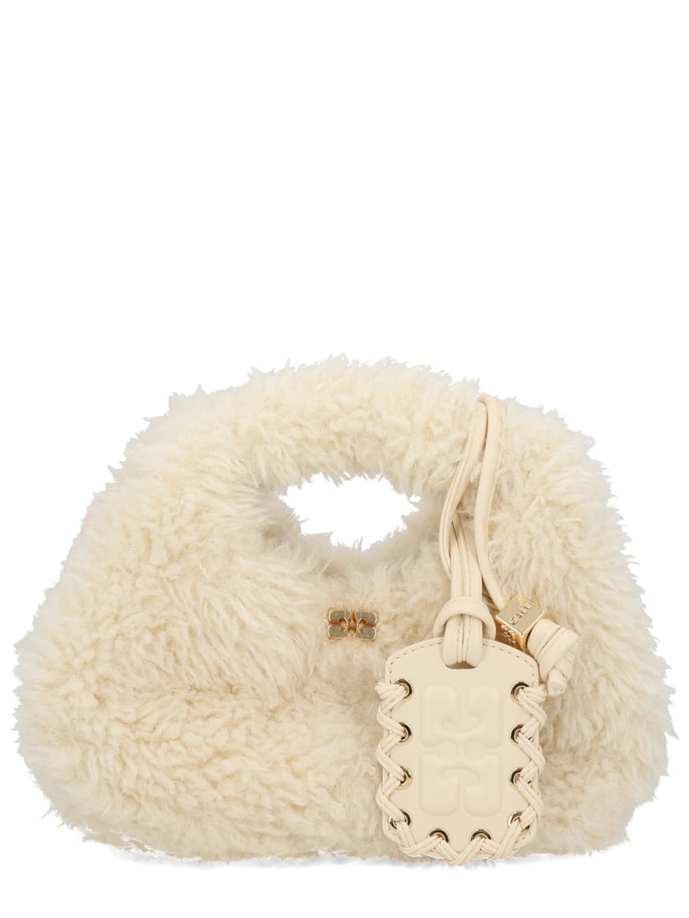 faux fur hobo bag by Selfnex