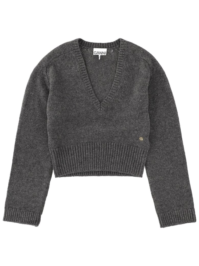 v-neck cashmere blend sweater by Selfnex