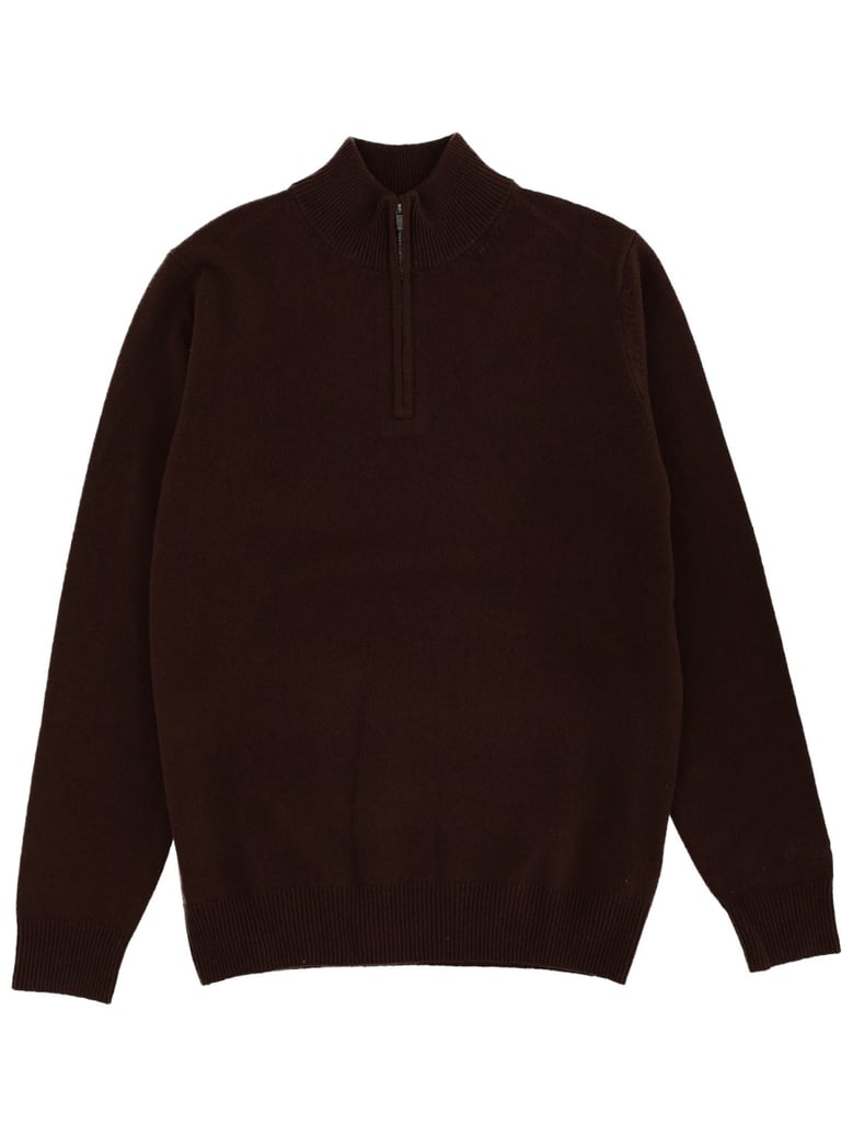 wool sweater in brown by Selfnex
