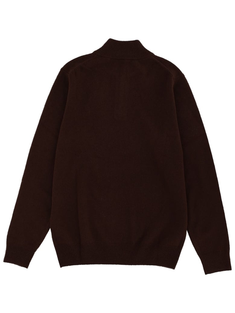 wool sweater in brown by Selfnex