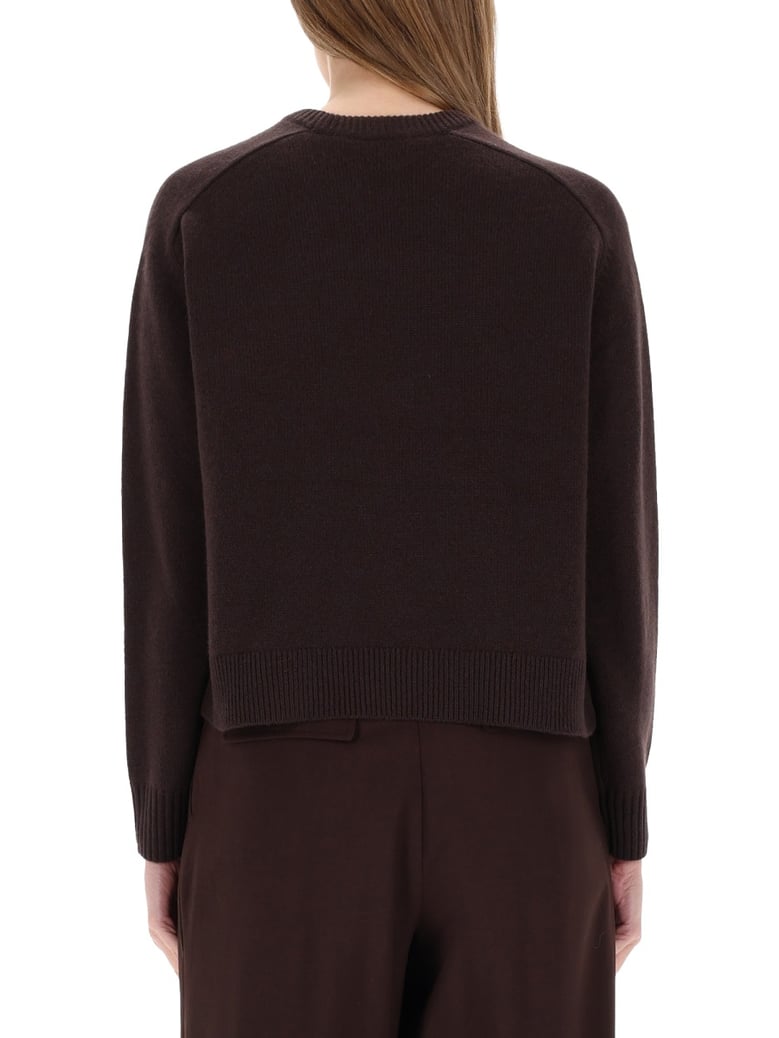 cashmere sweater in brown by Selfnex