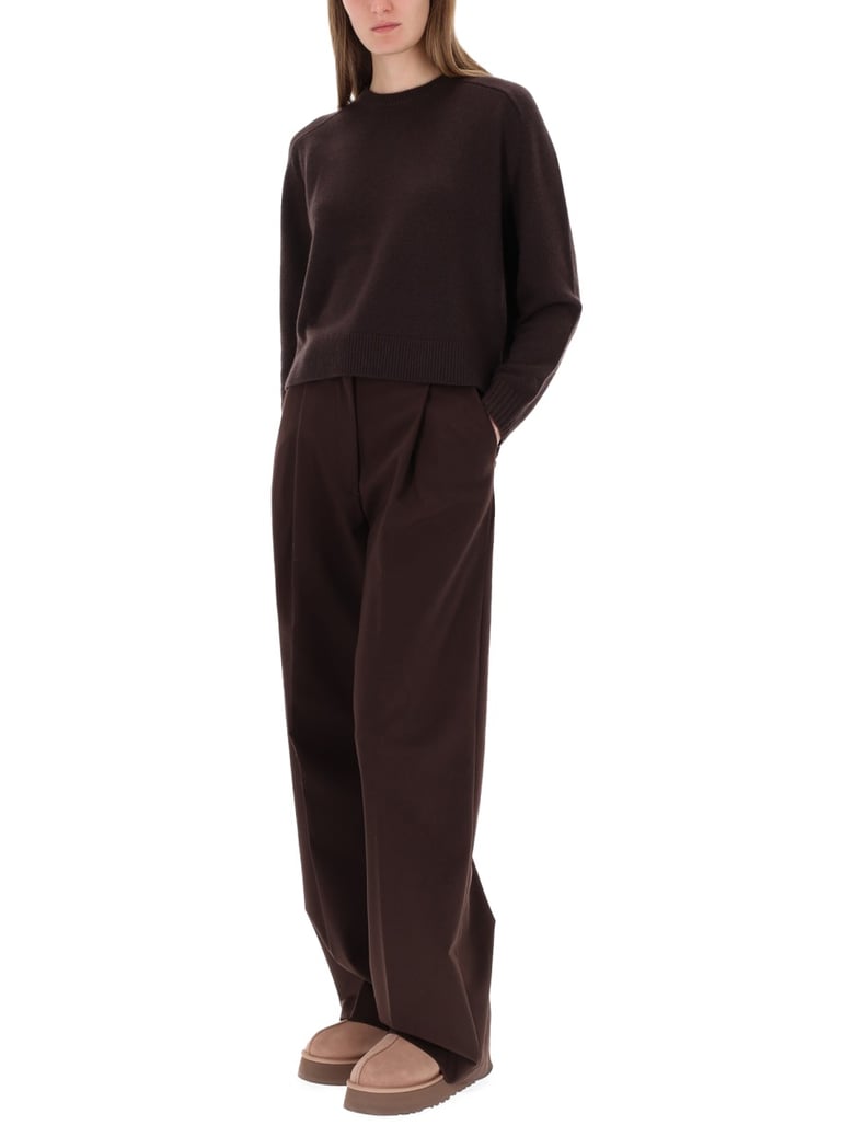 cashmere sweater in brown by Selfnex