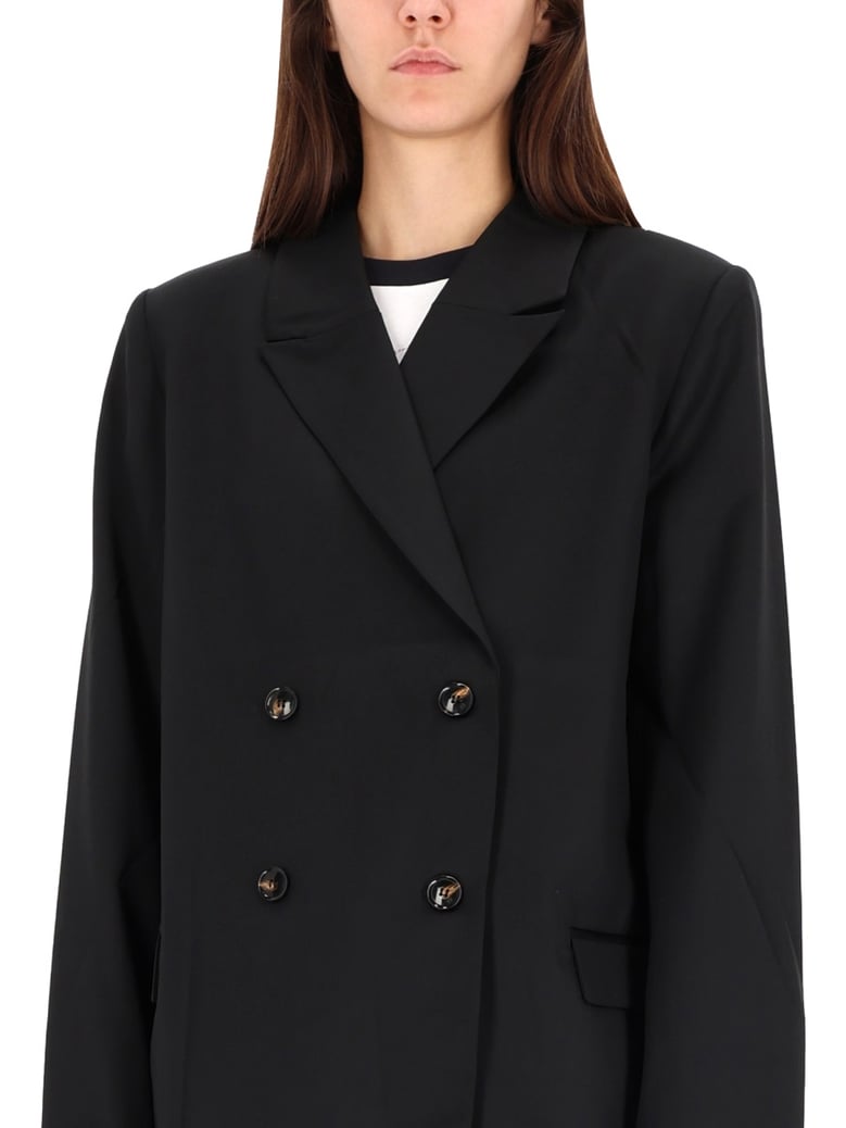 double-breasted wool jacket by Selfnex