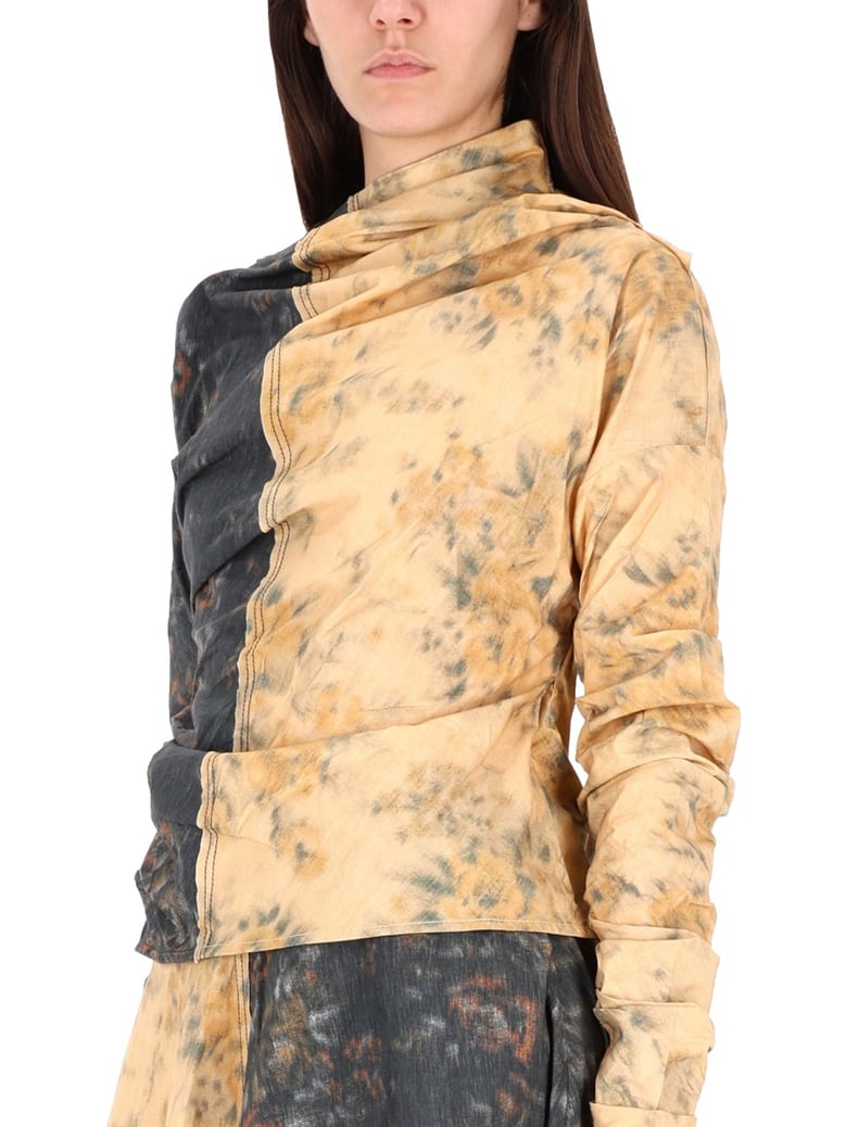 tops with ruches in multicolour by Selfnex