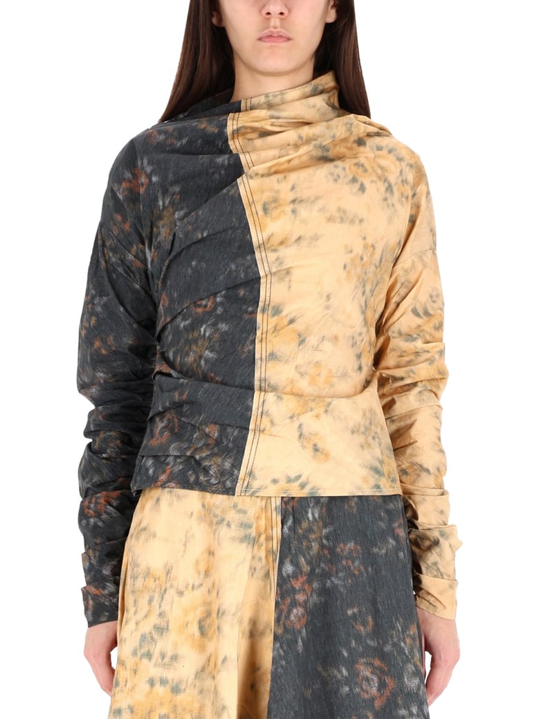 tops with ruches in multicolour by Selfnex