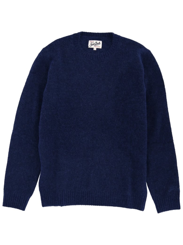 wool sweater in blue by Selfnex