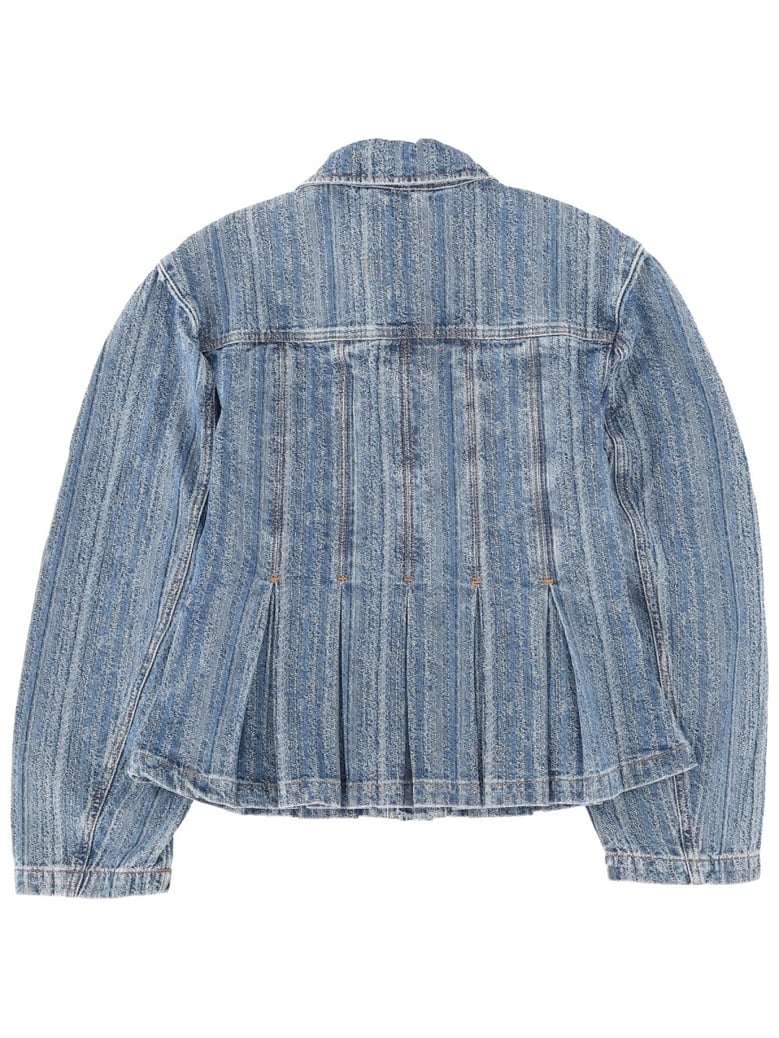denim jacket in blue by Selfnex