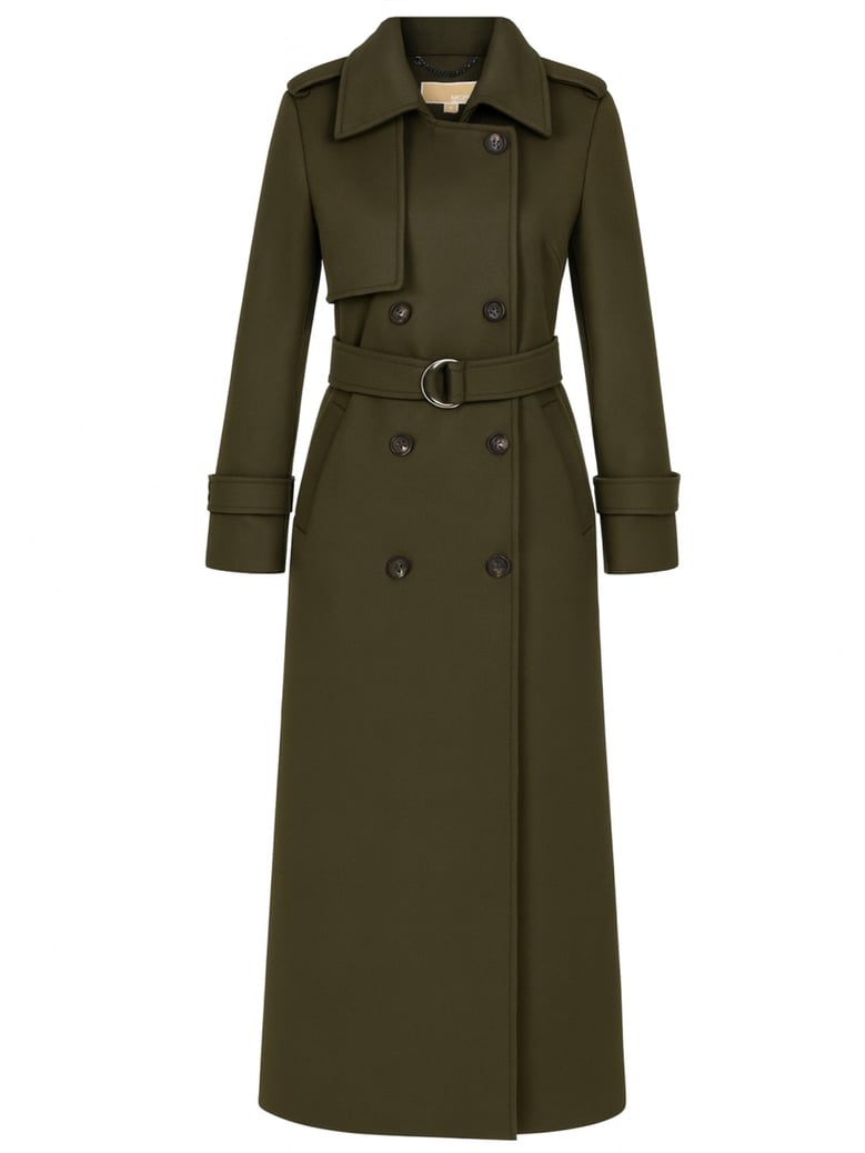 belted trench coat by Selfnex