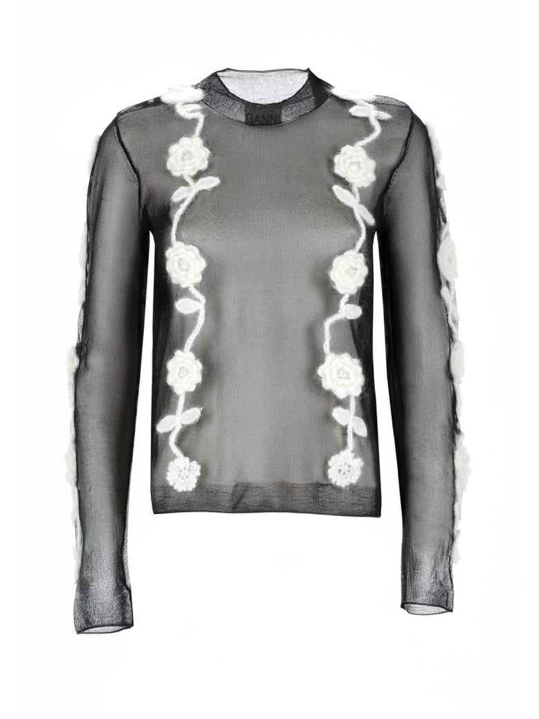 mesh top in black by Selfnex