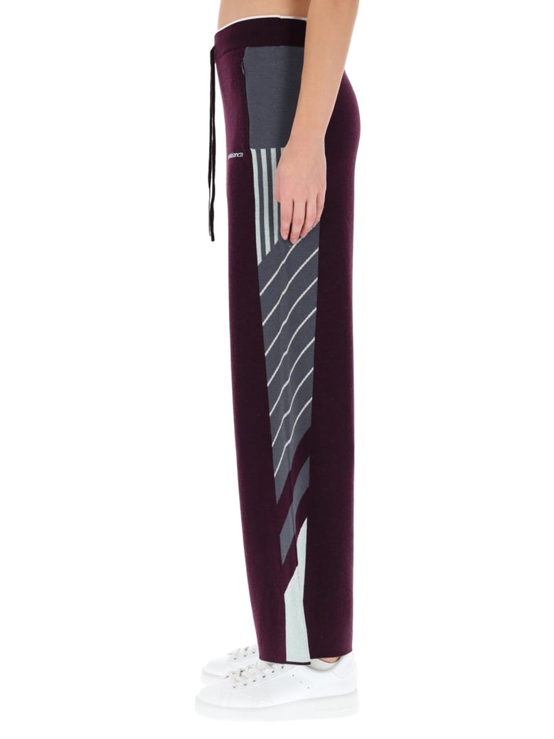 diagonal tennis pants by Selfnex