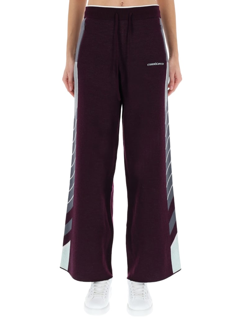 diagonal tennis pants by Selfnex