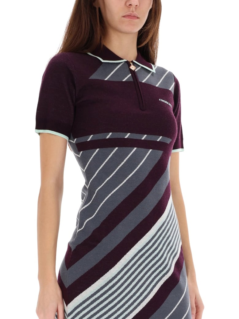 diagonal tennis polo dress by Selfnex