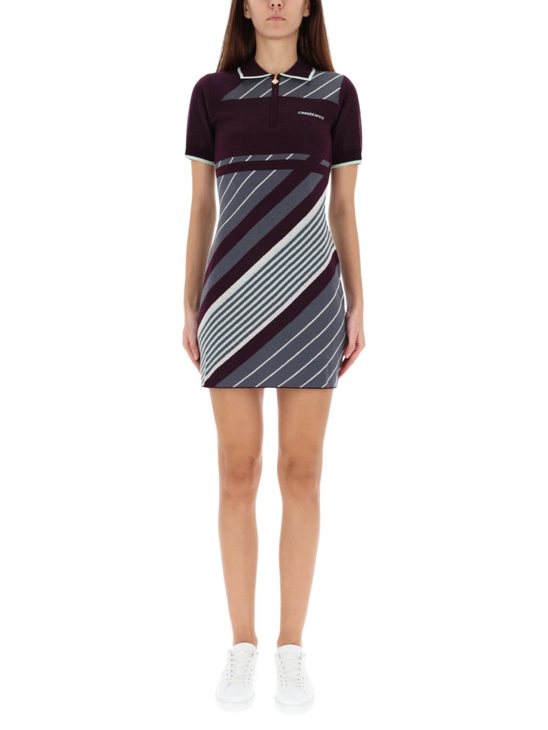 diagonal tennis polo dress by Selfnex