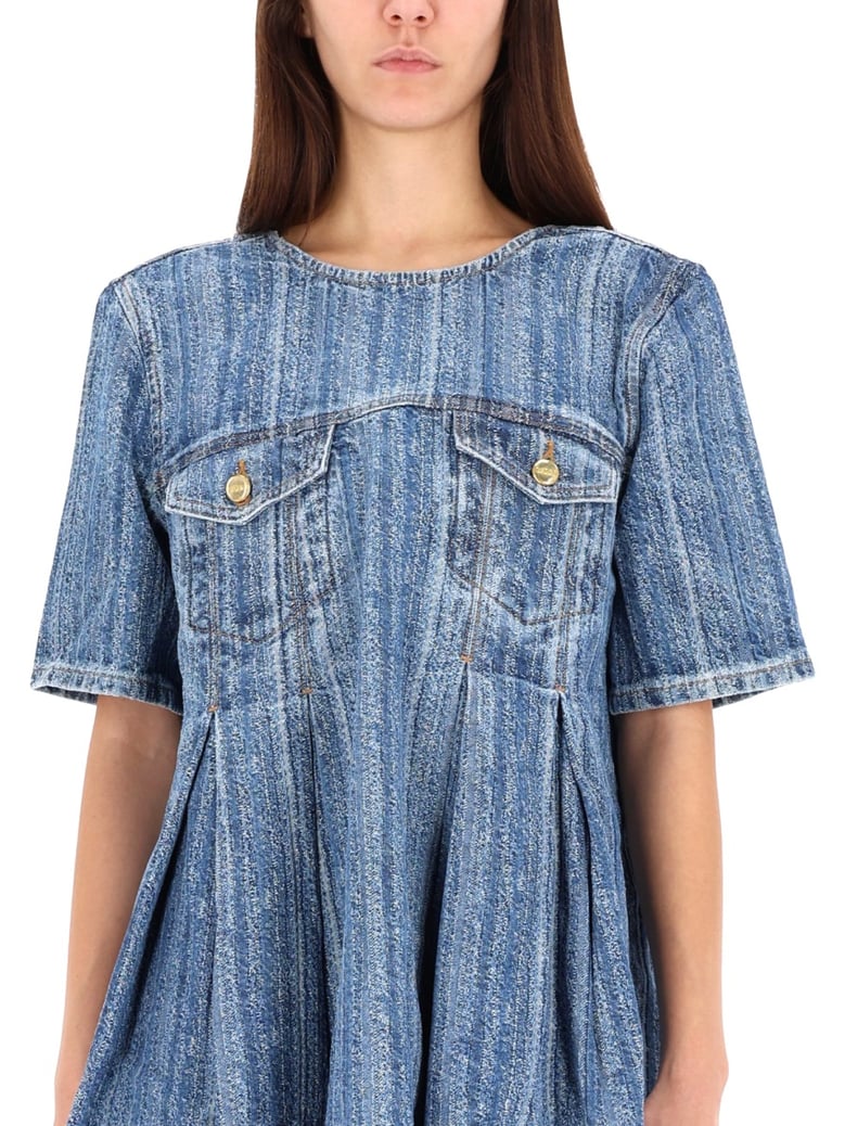 denim dress made of organic cotton by Selfnex