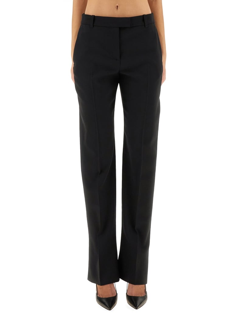 wool gabardine tailored pants by Selfnex