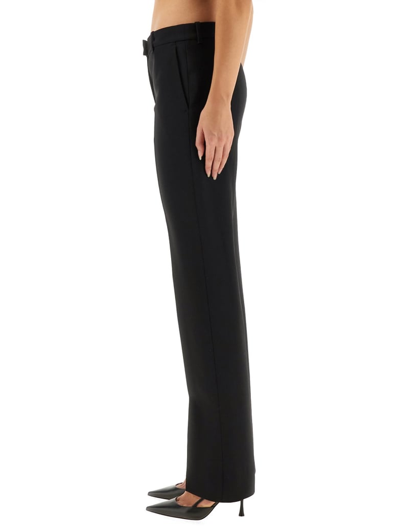 wool gabardine tailored pants by Selfnex
