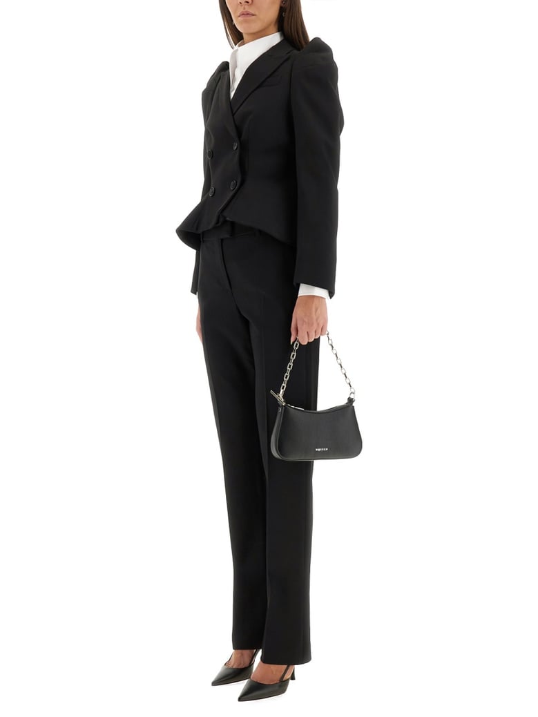 wool gabardine tailored pants by Selfnex