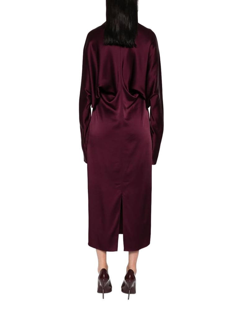 midi dress with cut-out detail by Selfnex