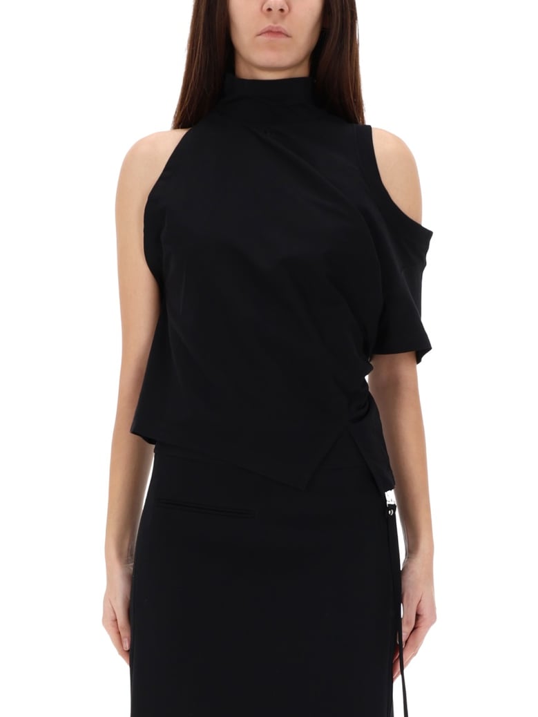 asymmetrical t-shirt by Selfnex