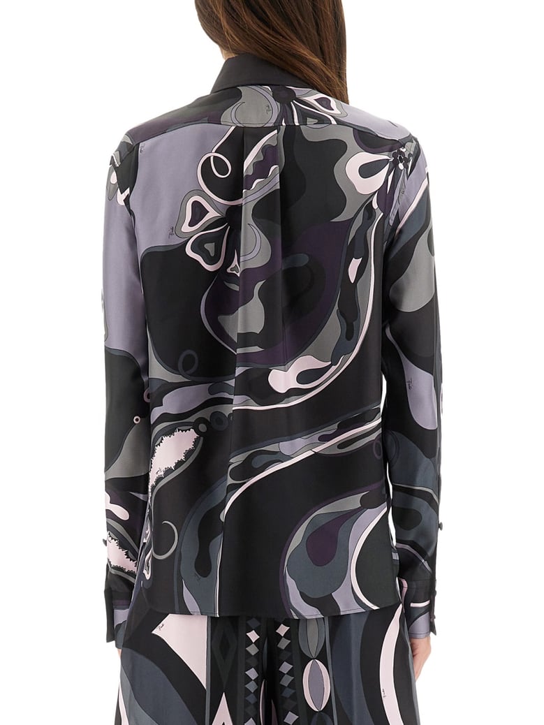 orchid print shirt by Selfnex