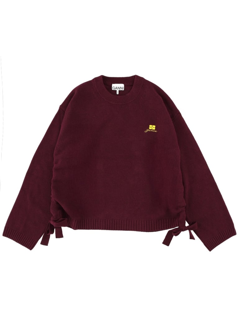 bordeaux wool sweater by Selfnex