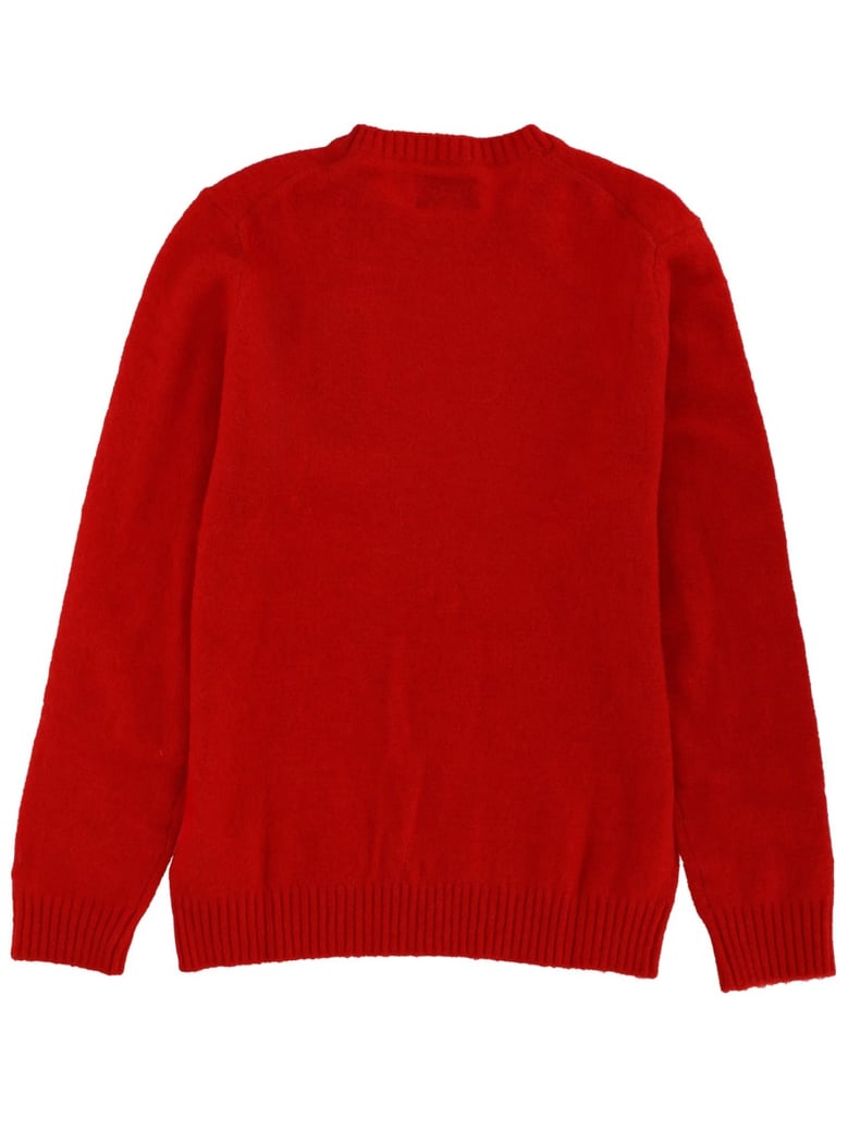 wool sweater in red by Selfnex
