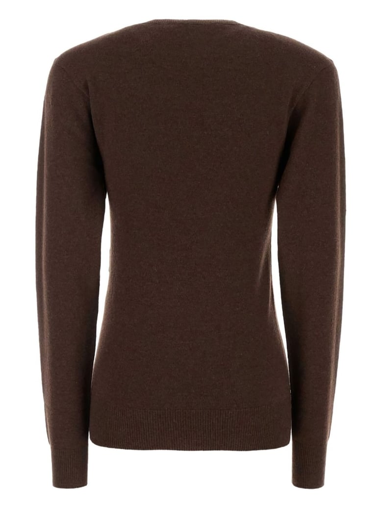 cashmere sweater in brown by Selfnex