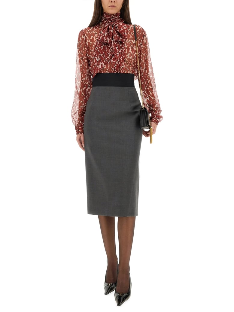 printed silk shirt by Selfnex