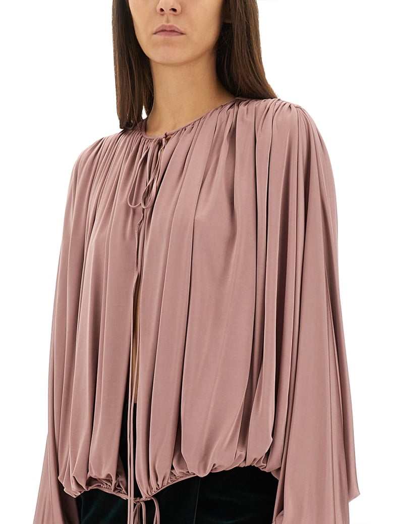 fluid knit blouse by Selfnex