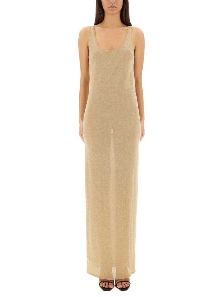 lurex knit dress by Selfnex