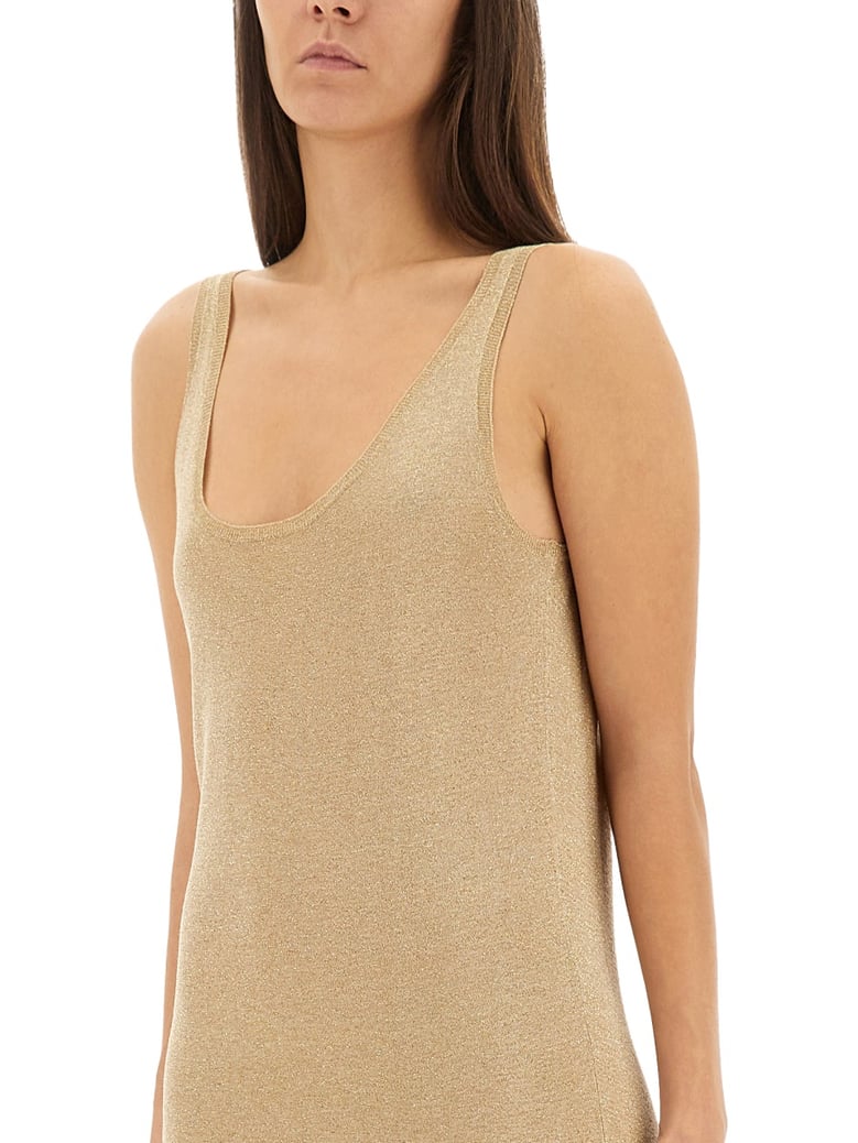 lurex knit dress by Selfnex