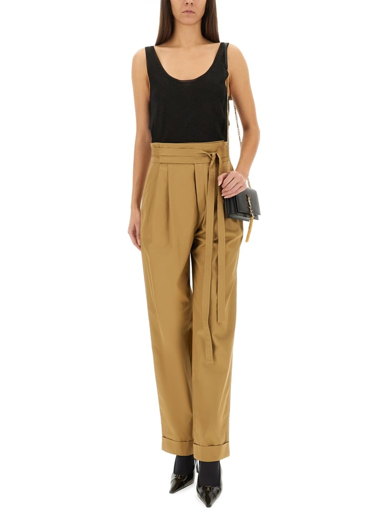 lurex knit tank top by Selfnex