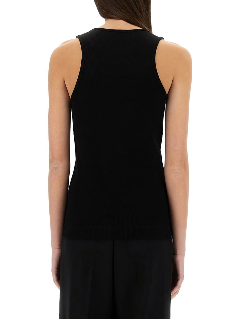 logo slim fit tank top by Selfnex