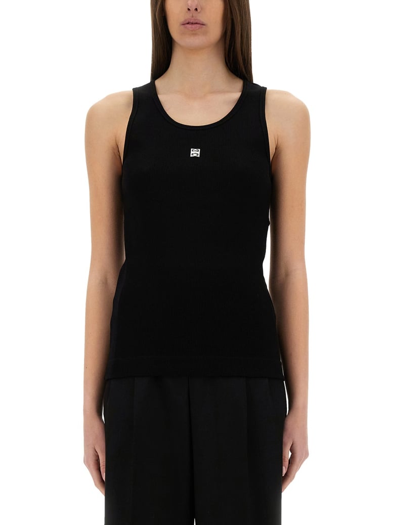 logo slim fit tank top by Selfnex