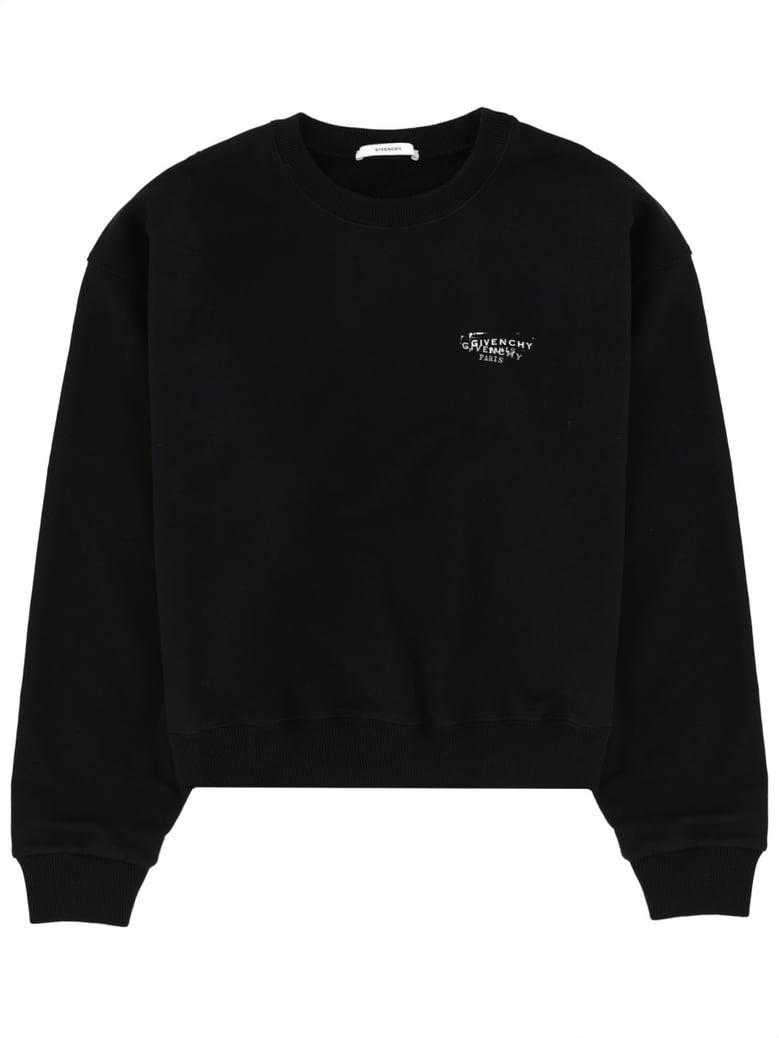 black printed sweatshirt by Selfnex