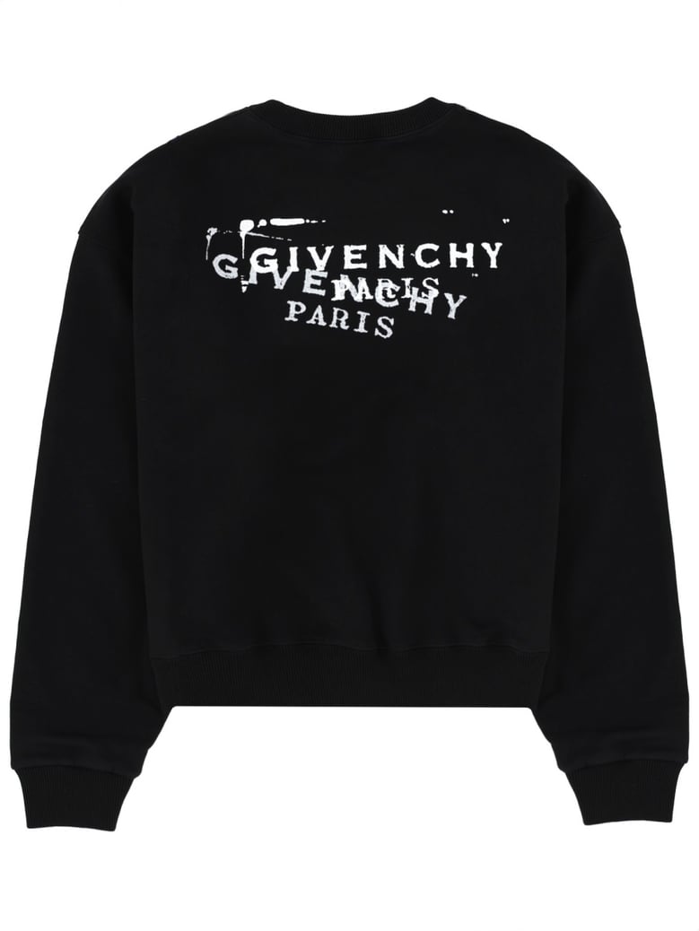 black printed sweatshirt by Selfnex