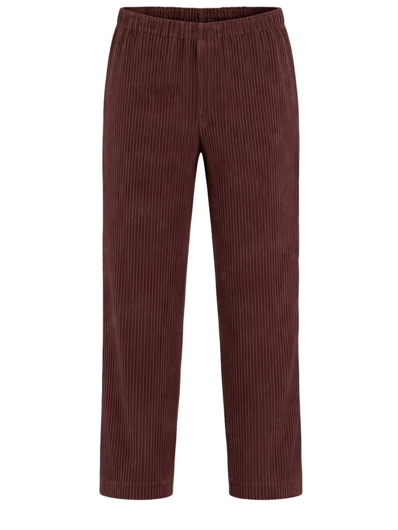 pleated trousers brown by Selfnex