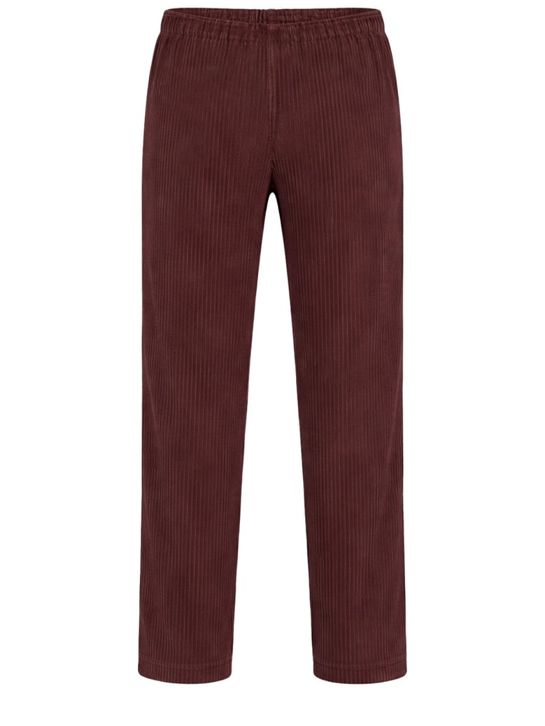pleated trousers brown by Selfnex