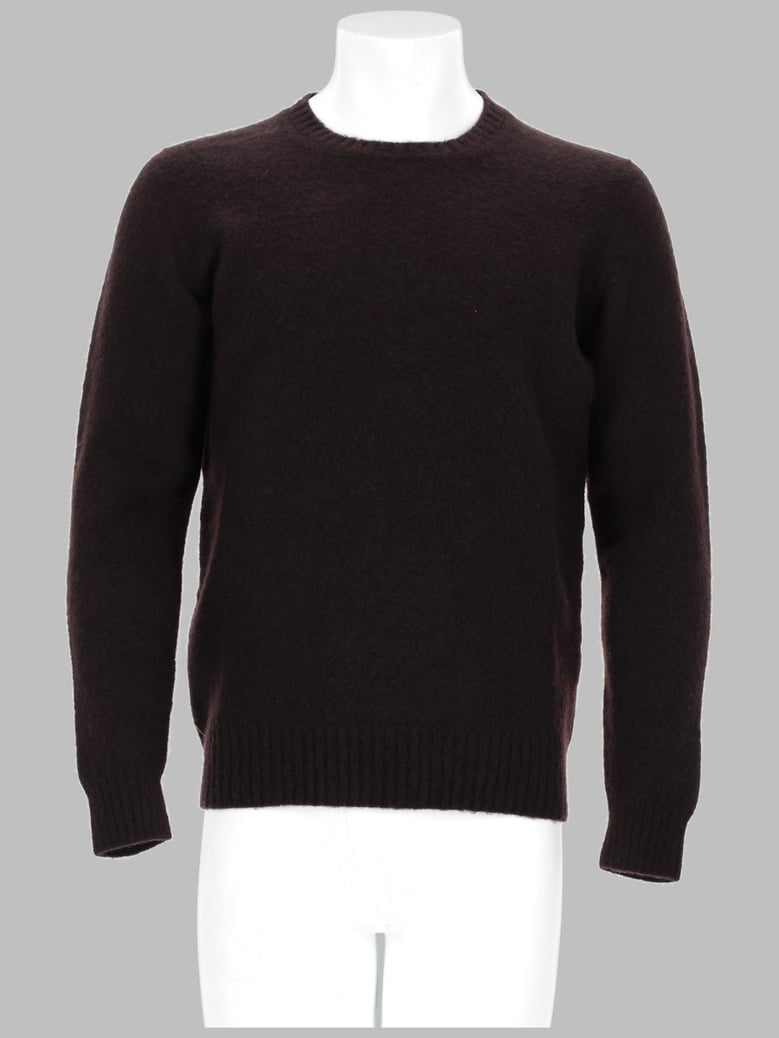 lambswool jumper brown by Selfnex