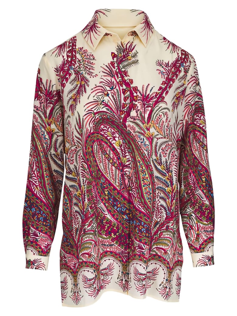 shirt paisley multicolour silk by Selfnex