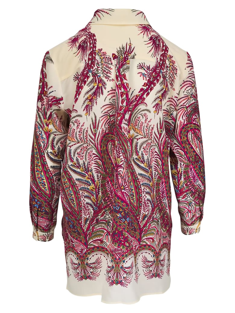 shirt paisley multicolour silk by Selfnex