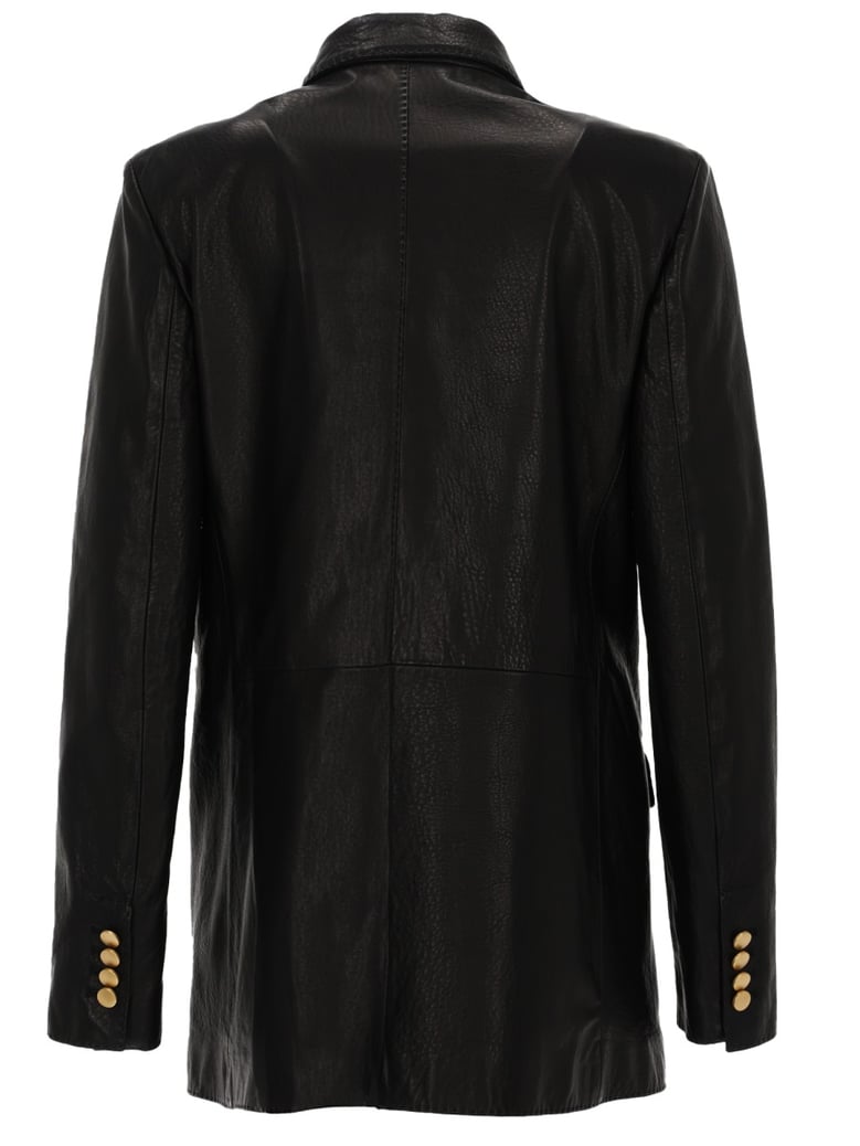 leather blazer by Selfnex