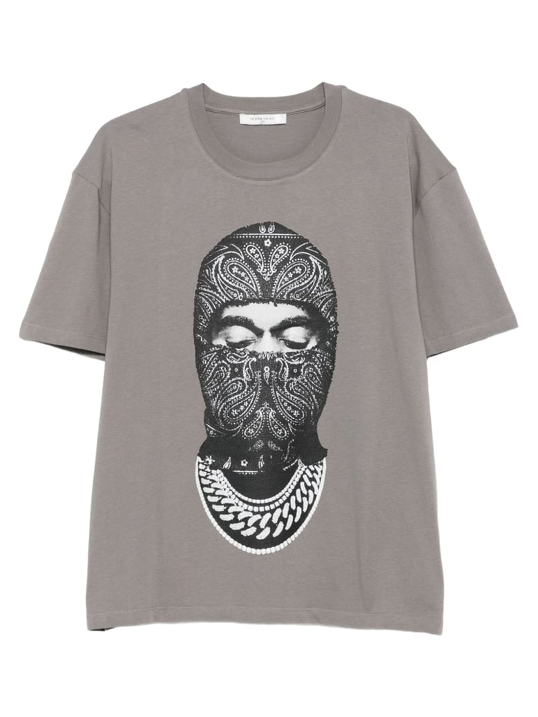 t-shirt with print grey by Selfnex