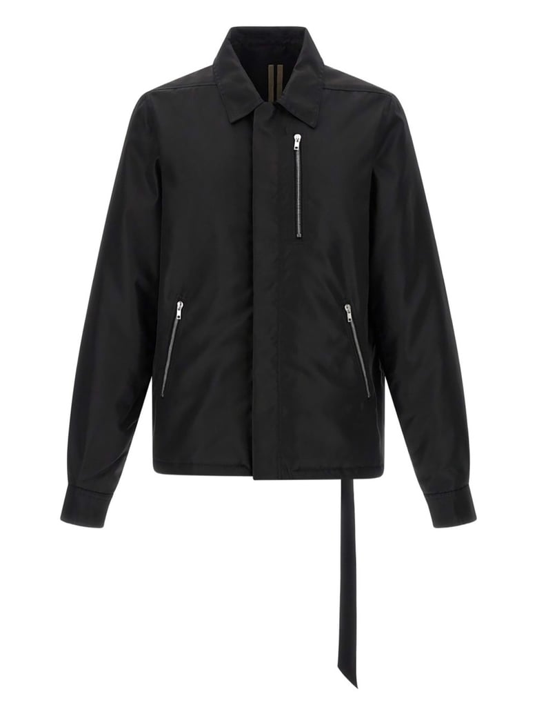 jacket with concealed zipper by Selfnex