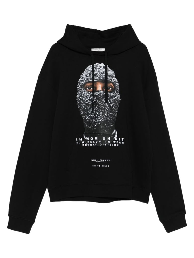printed sweatshirt black by Selfnex