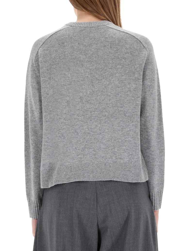 cropped cashmere sweater by Selfnex